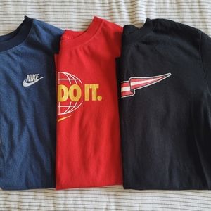 NIKE TEES-LOT OF 3-PERFECT CONDITION BOYS SIZE LARGE 👕